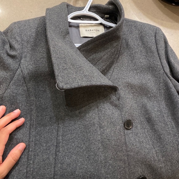 Babaton Connor Coat in Heather Grey. Lightly used for one season - Picture 4 of 4